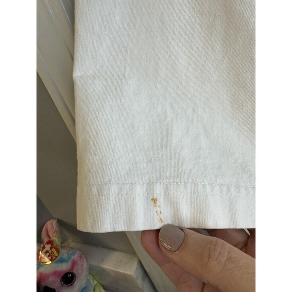 Four Fatherz Winged Skull And Dagger Y2K Hip Hop White T-Shirt - XXL - Picture 10 of 11